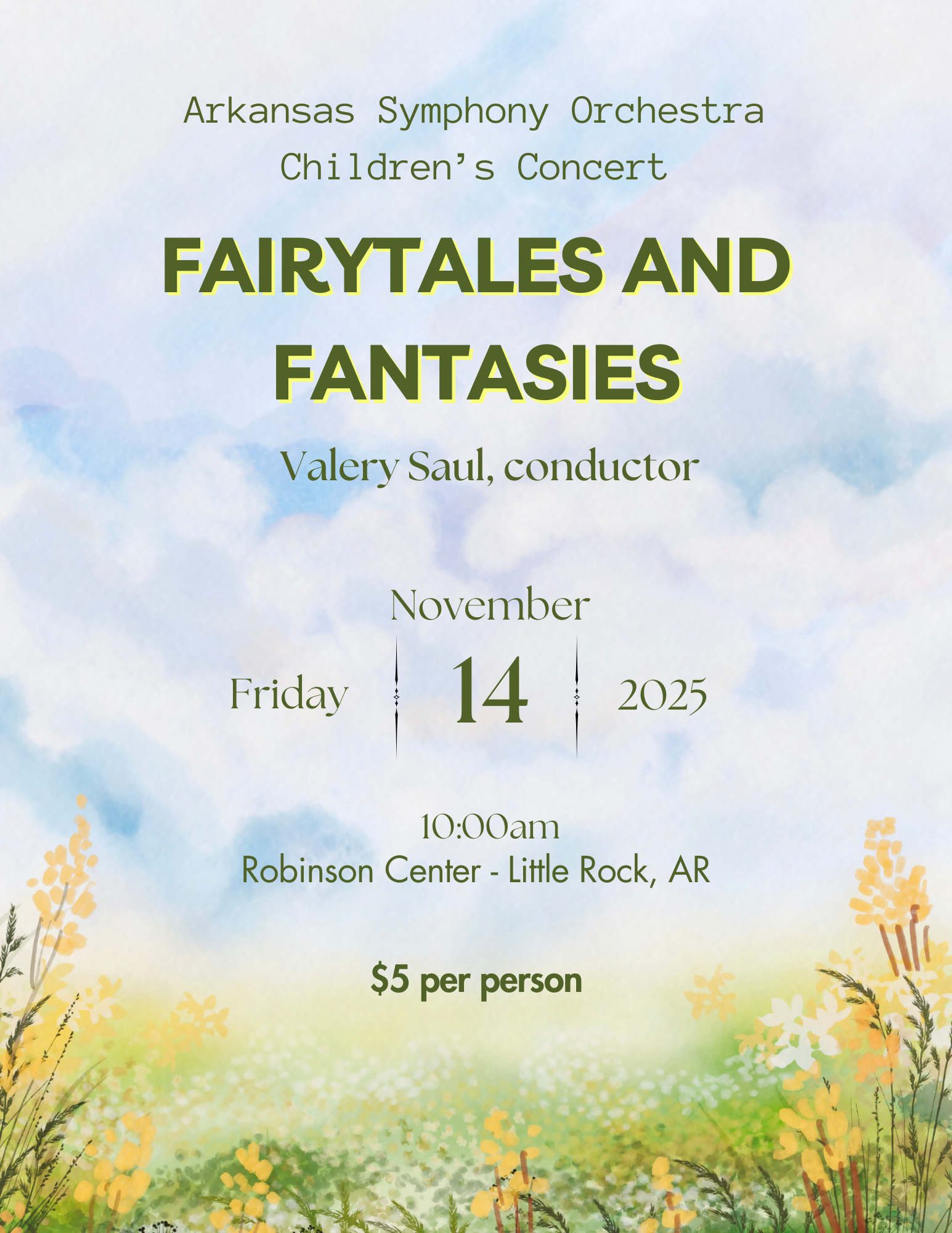 Children's Concert poster